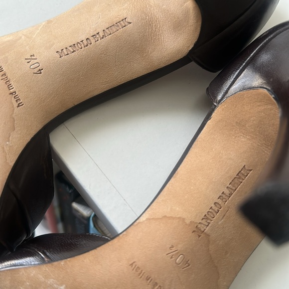 Manolo Blahnik brown heels. Gorgeous! - Picture 4 of 6